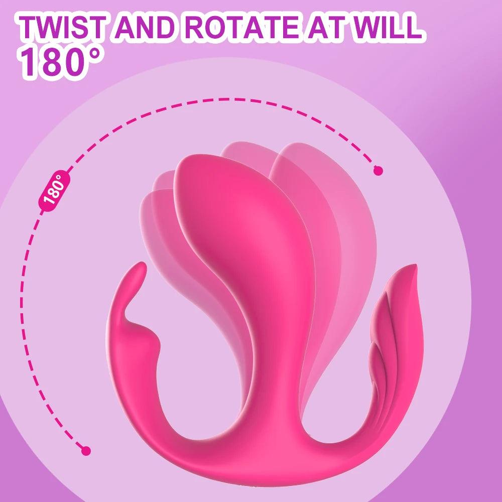 3-i-1 Trådlös Trippelstimulansvibrator - WIQ