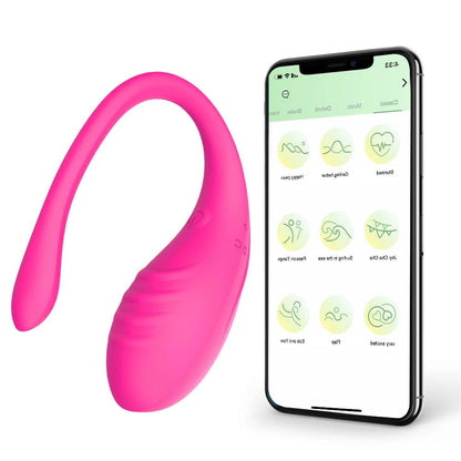 9-Hastighets Smarta Vaginala Vibratorer med APP-Kontroll - WIQ