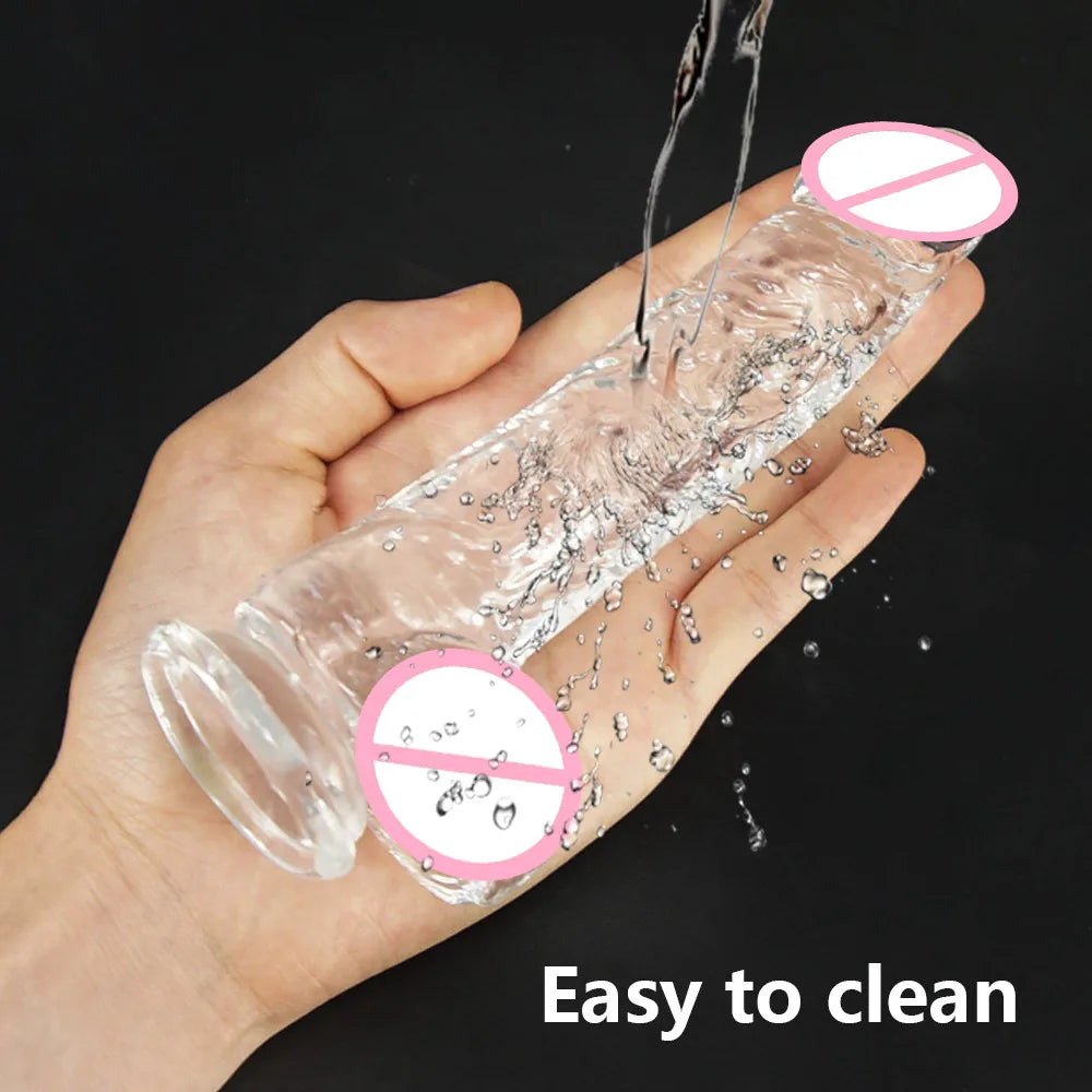 Realistic Dildo with Strong Suction Cup for G-spot Stimuli