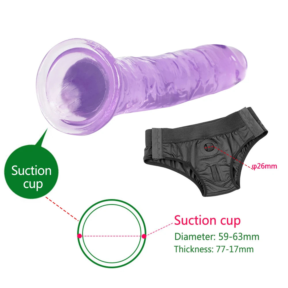 Portable Strap-on Dildo for G-Spot Stimulation