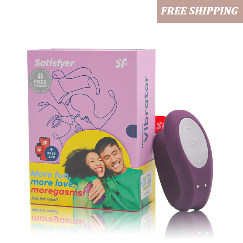 Satisfyer Double Joy - App-controlled vibrator for couples, 10 vibrations