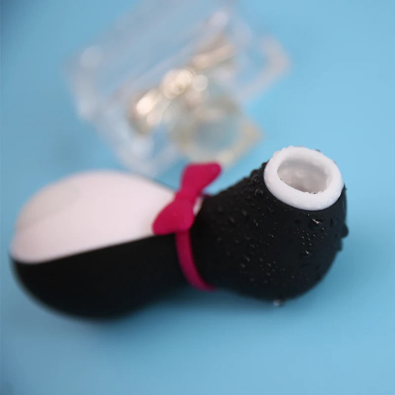 Satisfyer Penguin Klitorisstimulator med Silikon och Nipple Sucking