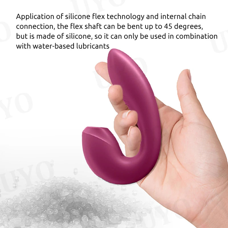 Satisfyer Sunray: 2-i-1 U-formad klitorisstimulator med appkontroll