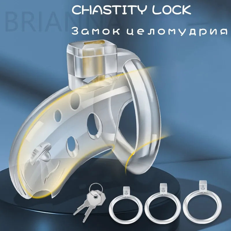 Man Cage Sex Toy for Discreet Chastity with 3 Sizes