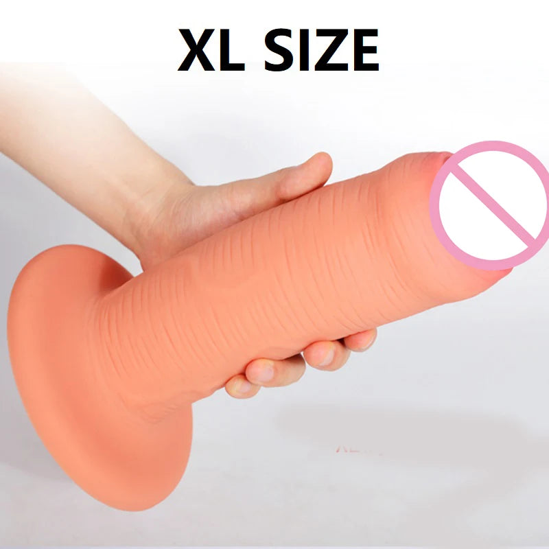 S/M/L/XL Sprut Dildo för Anal och Vaginal Massage