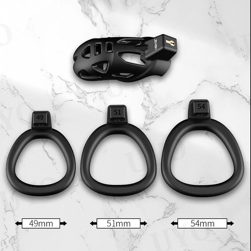 Man Cage Sex Toy for Discreet Chastity with 3 Sizes