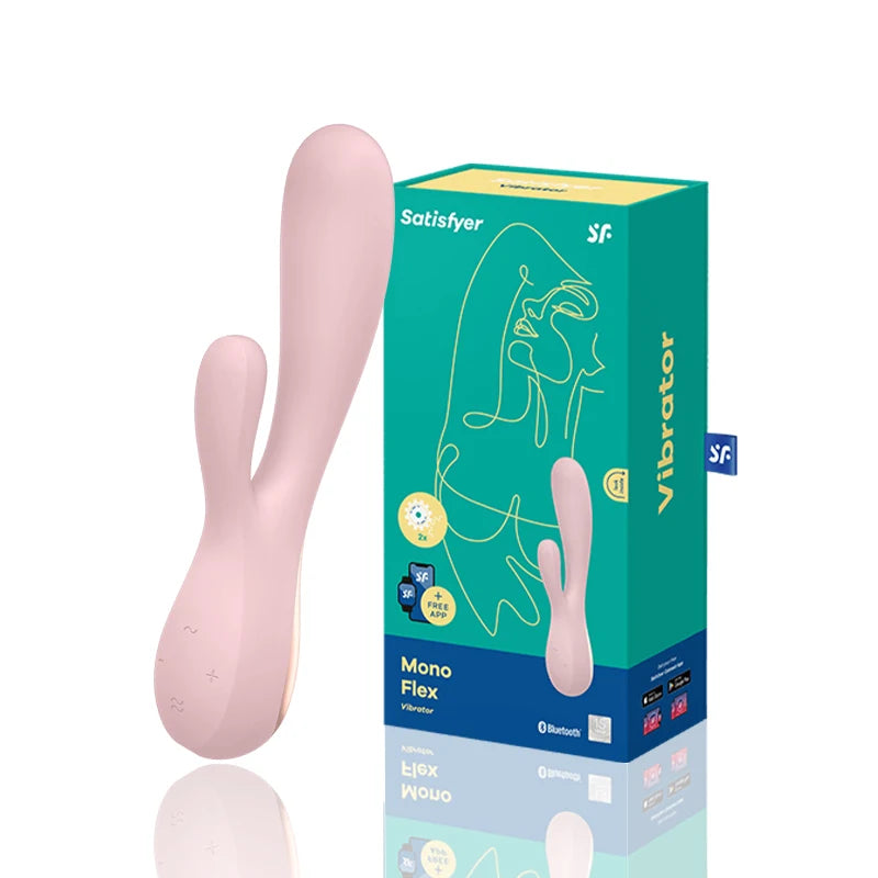 Satisfyer Mono Flex App-styrd Rabbit vibrator för klitorisstimulering