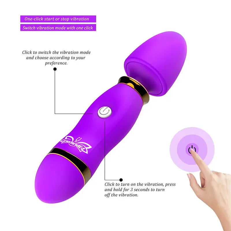 Female G-Spot Vibrator - Portable Clitoral Stimulator