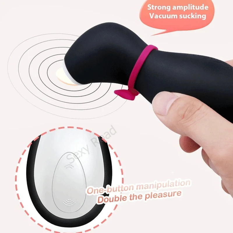 Satisfyer Penguin Clitoral Stimulator with Silicone and Nipple Sucking