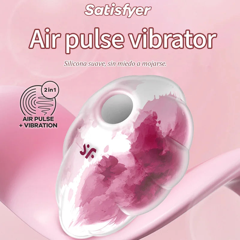 Satisfyer Cloud Dancer - Klitoris sugande vibrator för kvinnor