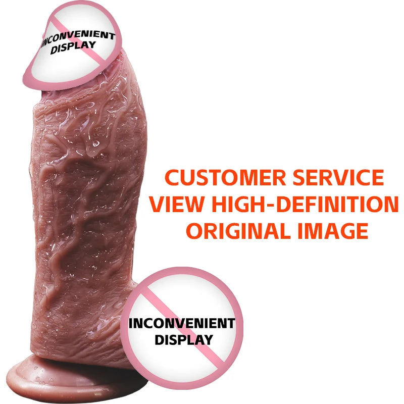 Realistic Dildo with strong suction cup - perfect for satisfaction!