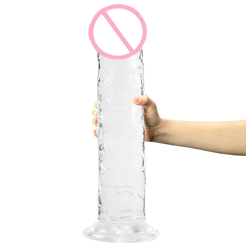 Realistic Jelly Dildo for G-Spot Stimulation