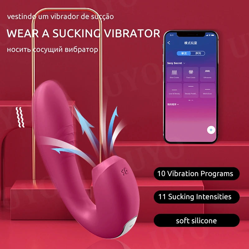 Satisfyer Sunray: 2-in-1 U-shaped clitoris stimulator with app control