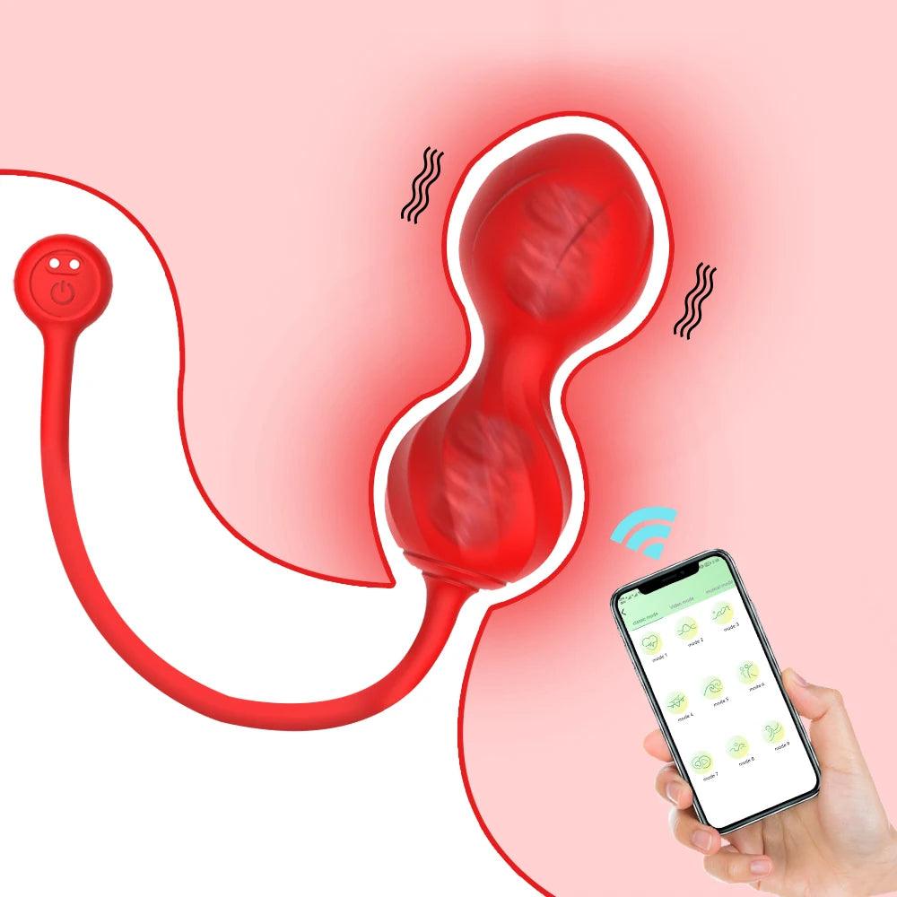 Anpassningsbar G-punktsvibrator med Bluetooth-Fjärrstyrd App - WIQ