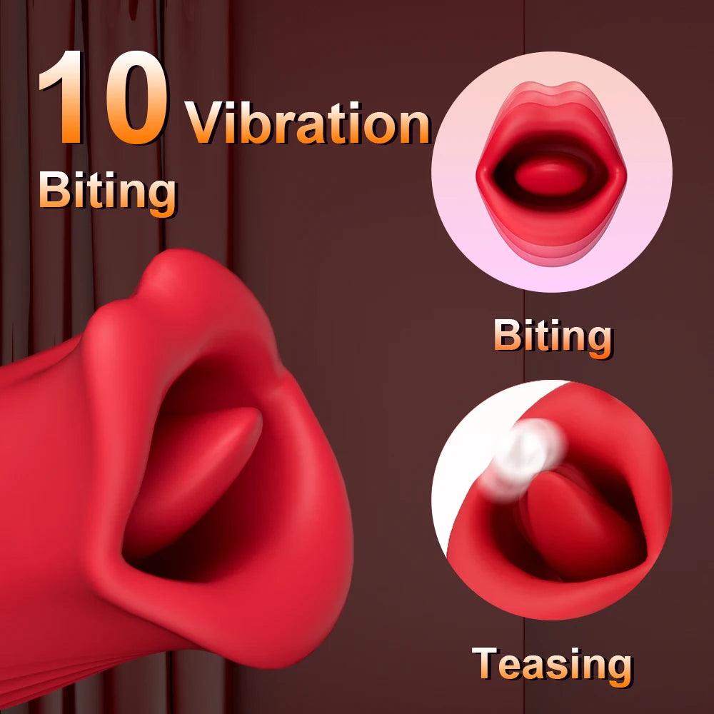 Beröringshonung Tunglickande Nipple Vibrator - Sensationell Lustupplevelse - WIQ