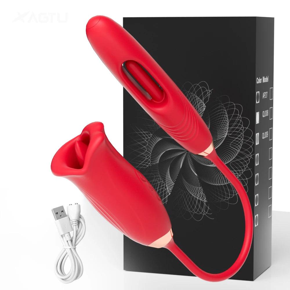 Beröringshonung Tunglickande Nipple Vibrator - Sensationell Lustupplevelse - WIQ