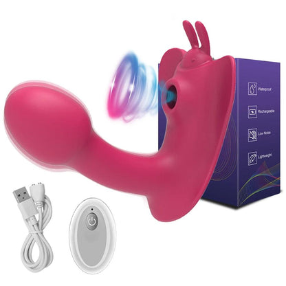 Bluetooth Fjärilsvibrator med App - G-punkt och Klitoris stimulering - WIQ