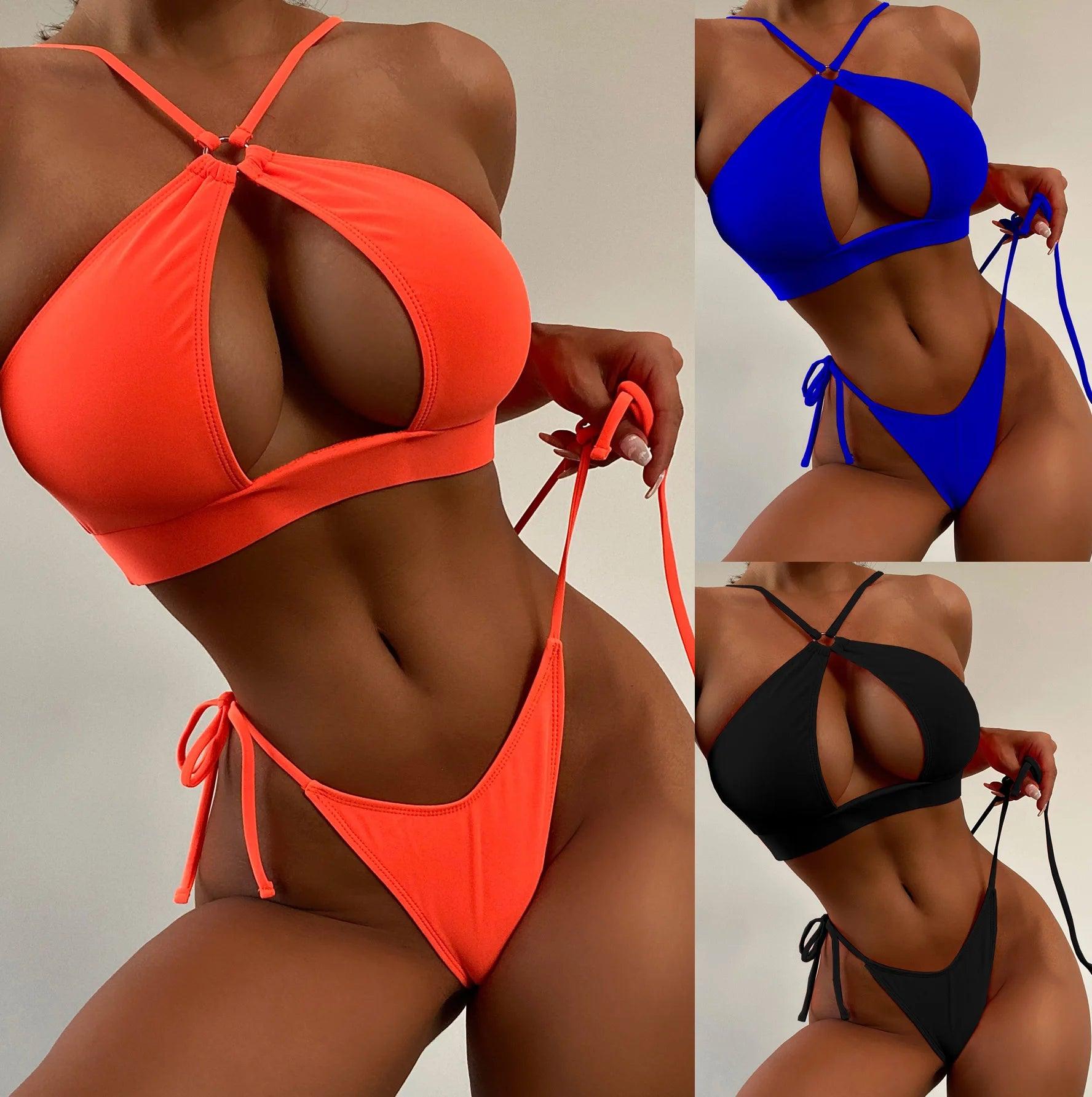 Brasiliansk Push Up Monokini för Strandlook - WIQ