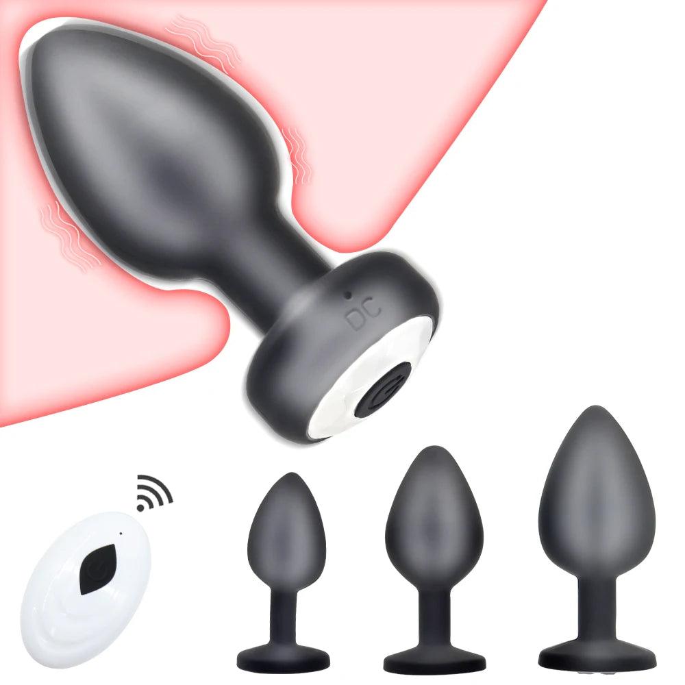 Buttplug Set - 3 Storlekar för Ökad Njutning - WIQ