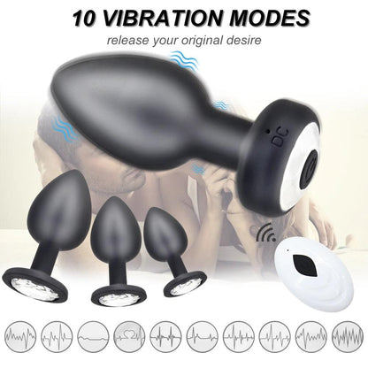 Buttplug Set - 3 Storlekar för Ökad Njutning - WIQ