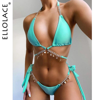 Diamantgläns Bikini av Ellolace - WIQ