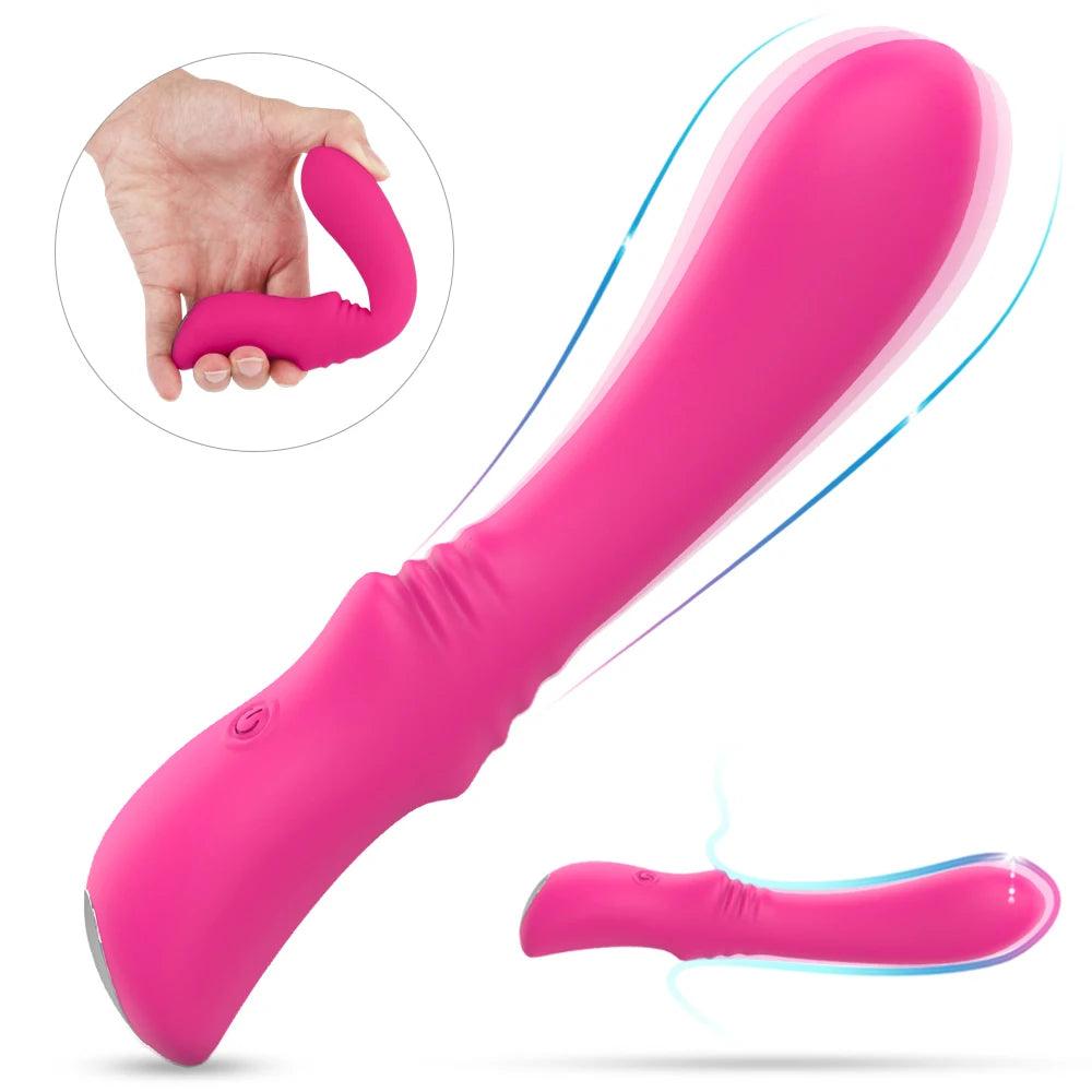 Dildo med 9 Vibrationslägen och G-punktsmålning för Kvinnor - WIQ