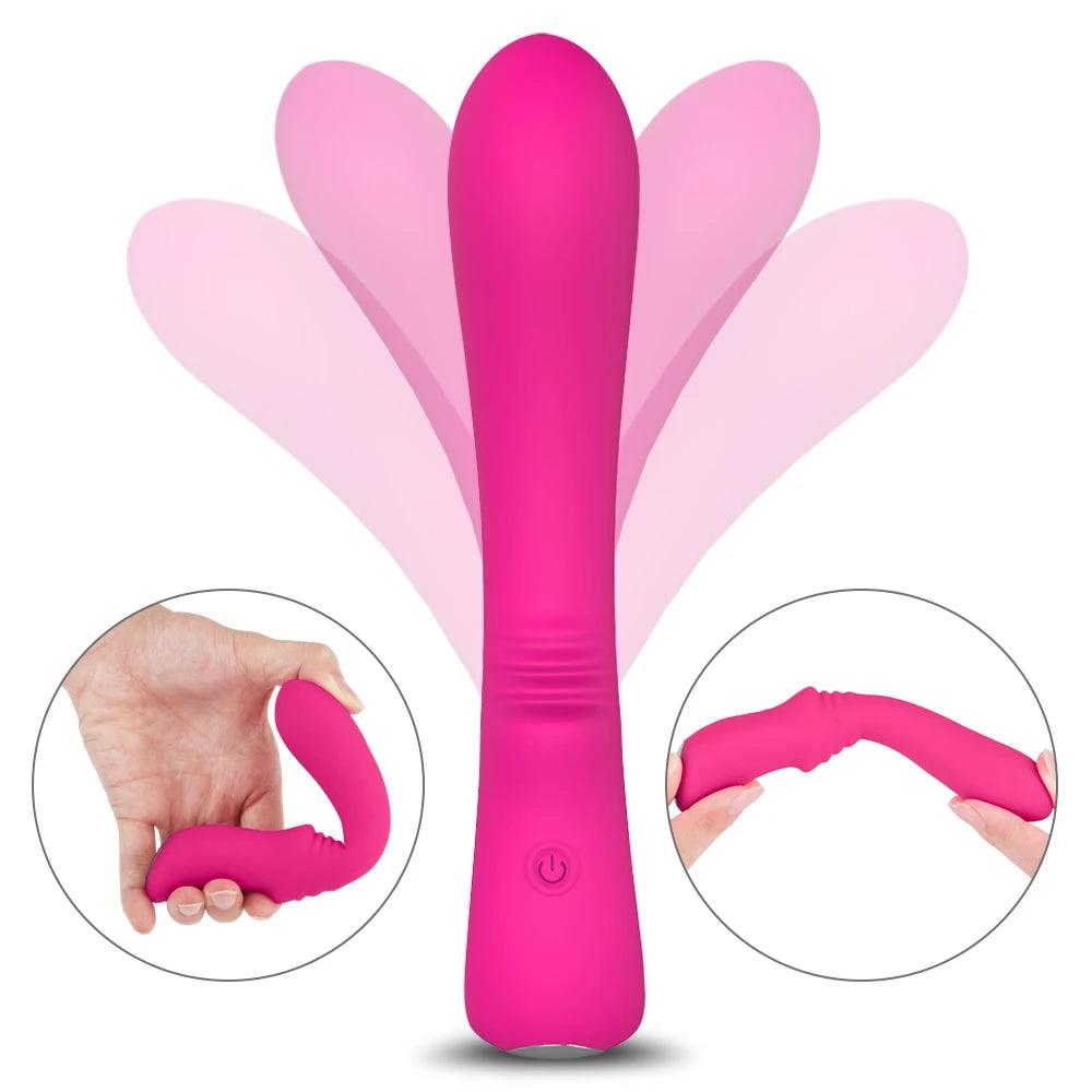 Dildo med 9 Vibrationslägen och G-punktsmålning för Kvinnor - WIQ