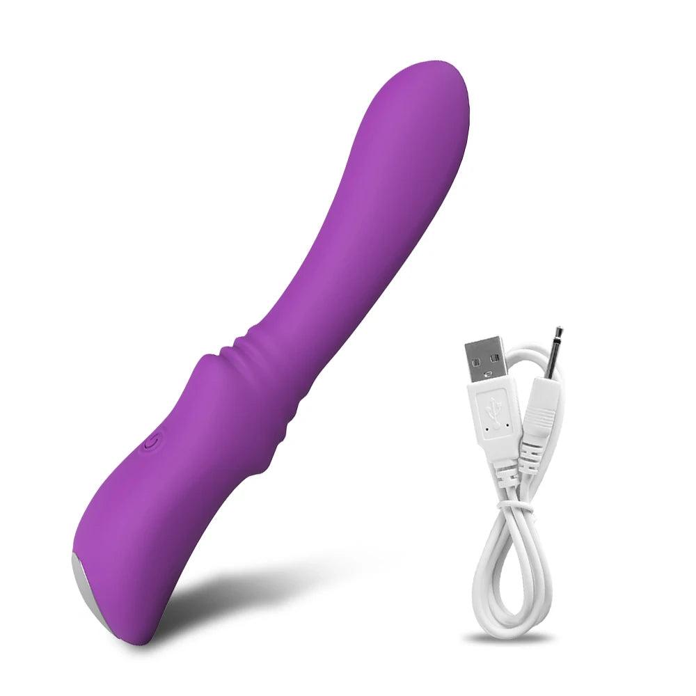 Dildo med 9 Vibrationslägen och G-punktsmålning för Kvinnor - WIQ