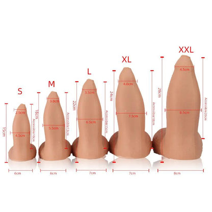 Dildo med Flexibel Design och Sugkopp - Sensuell Njutning - WIQ