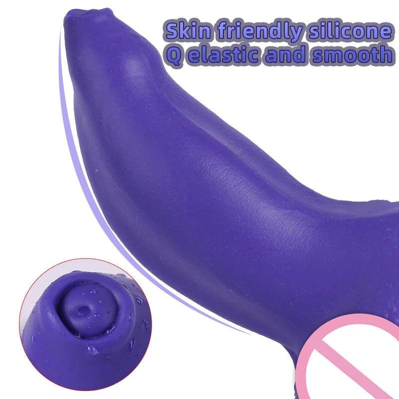 Dildo med Flexibel Design och Sugkopp - Sensuell Njutning - WIQ