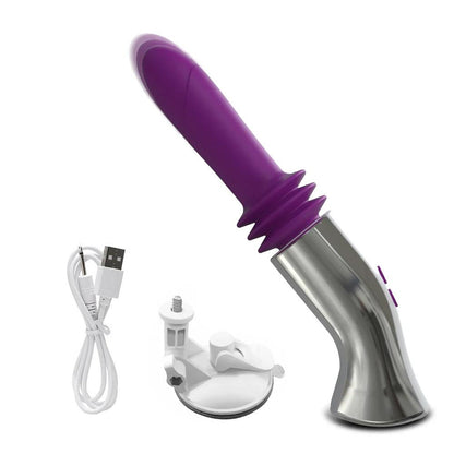 Dildo med Teleskopisk Upp Ned Massager för Hög Njutning - WIQ