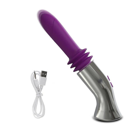 Dildo med Teleskopisk Upp Ned Massager för Hög Njutning - WIQ