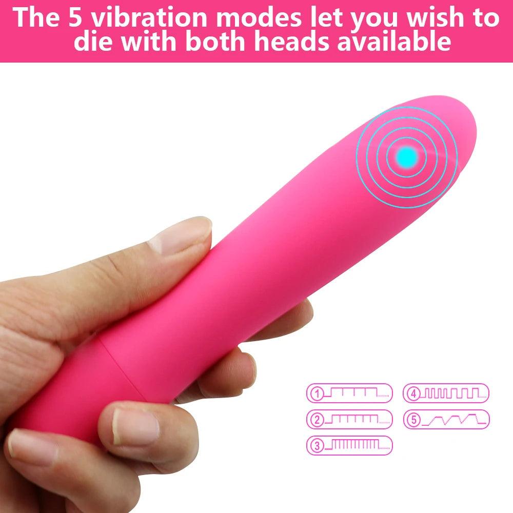 Dildo Vibrator med Justerbar Hastighet och Magisk Funktion - WIQ