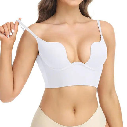 Djup V-ringad formande bodysuit för damer - WIQ