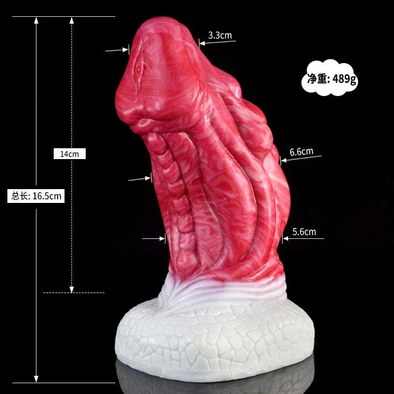 Drakdildo med Ejakulation - FAAK Fantasy Stimulerande Dildo - WIQ