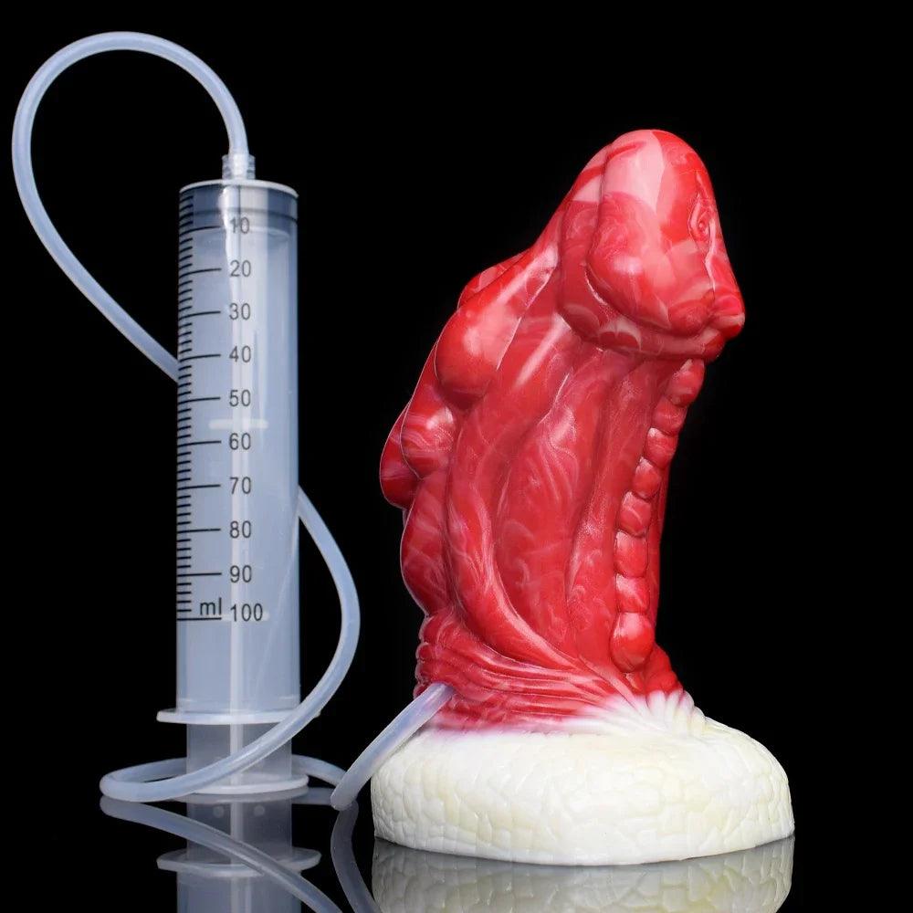 Drakdildo med Ejakulation - FAAK Fantasy Stimulerande Dildo - WIQ