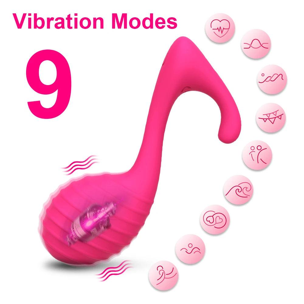 Dubbel Motor Bluetooth Vibrator för Klitoris och G-Punkt - WIQ