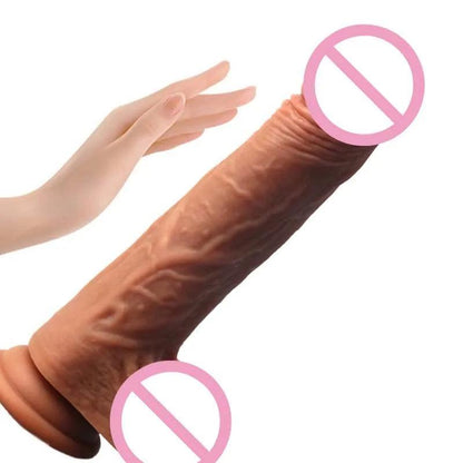 Elegant Fjärrstyrd Dildo - Silikonleksak för Premium Njutning - WIQ