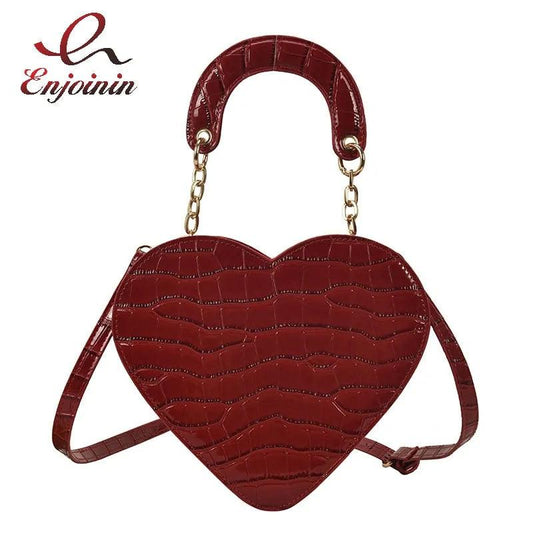 Elegant Hjärtformad Väska för Modemedveten Kvinna - WIQ