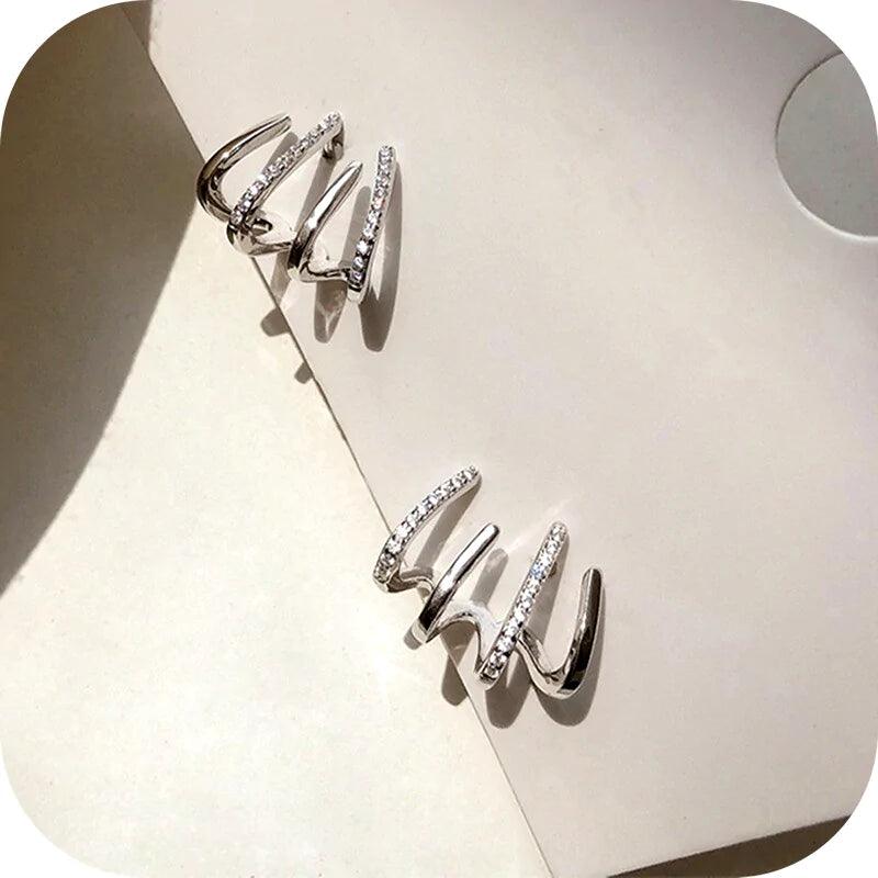 Eleganta Tiffany-örhängen med 4 punkter - WIQ