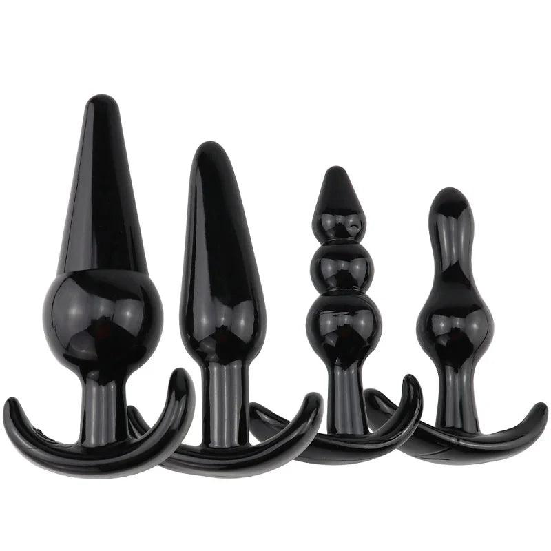 Expertdesignade Butt Plugs Set - Förhöjd Njutning & Komfort - WIQ