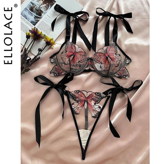 Fjärilsmönstrad Elegans Underkläder - WIQ