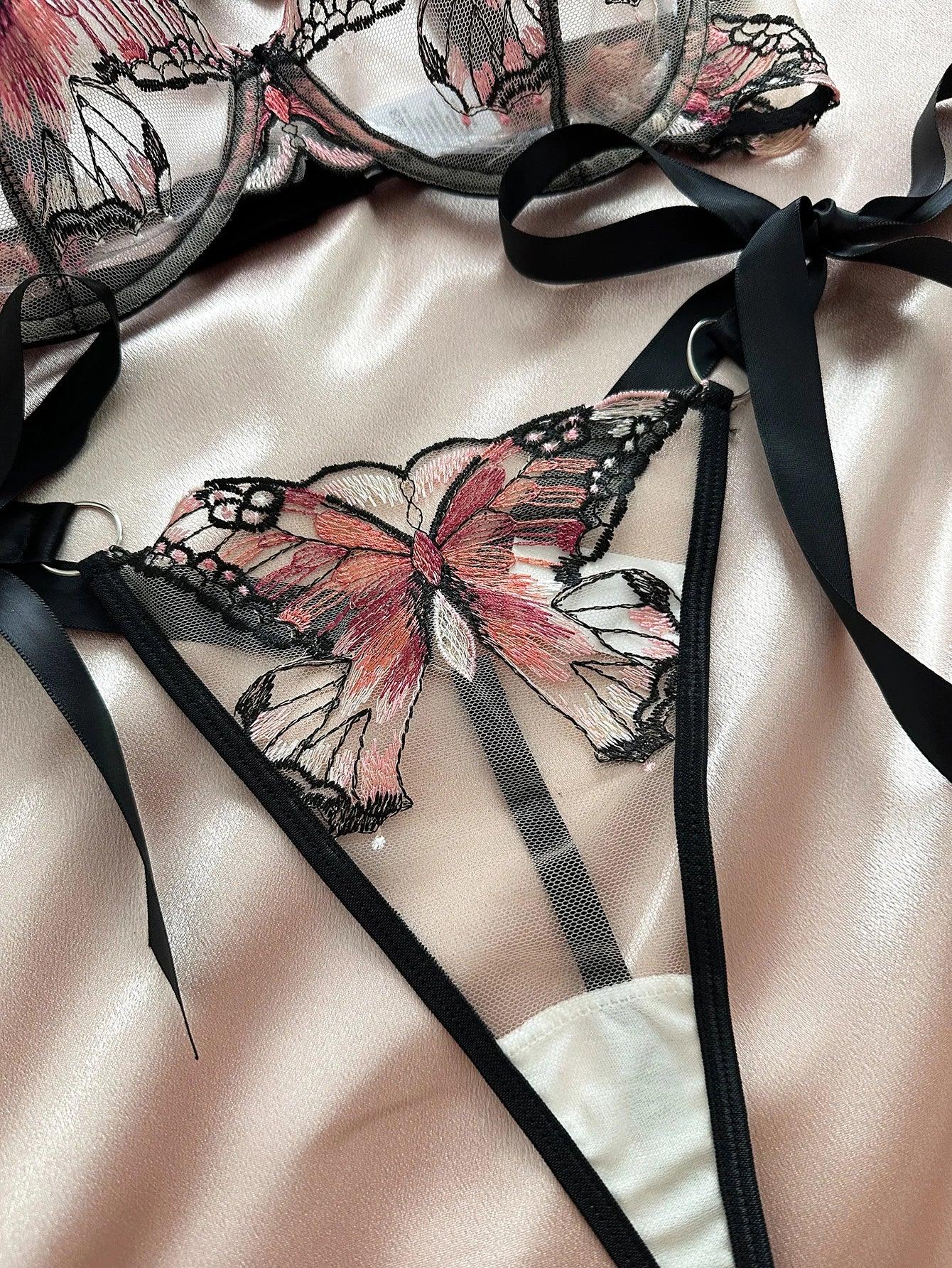 Fjärilsmönstrad Elegans Underkläder - WIQ