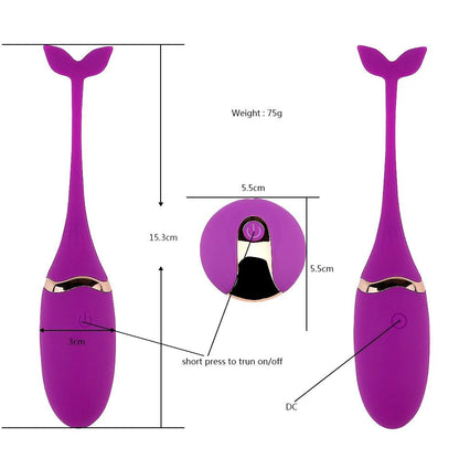 Fjärrstyrd Kegel Vibrerande Massager - WIQ