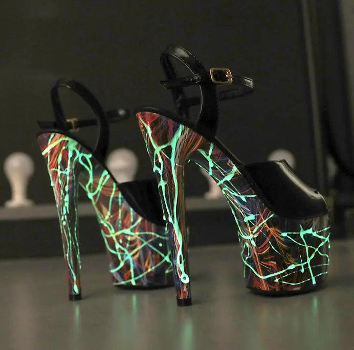 Glow med mig Stilettklackar i Läder - Elegant stil - WIQ