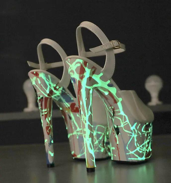 Glow med mig Stilettklackar i Läder - Elegant stil - WIQ