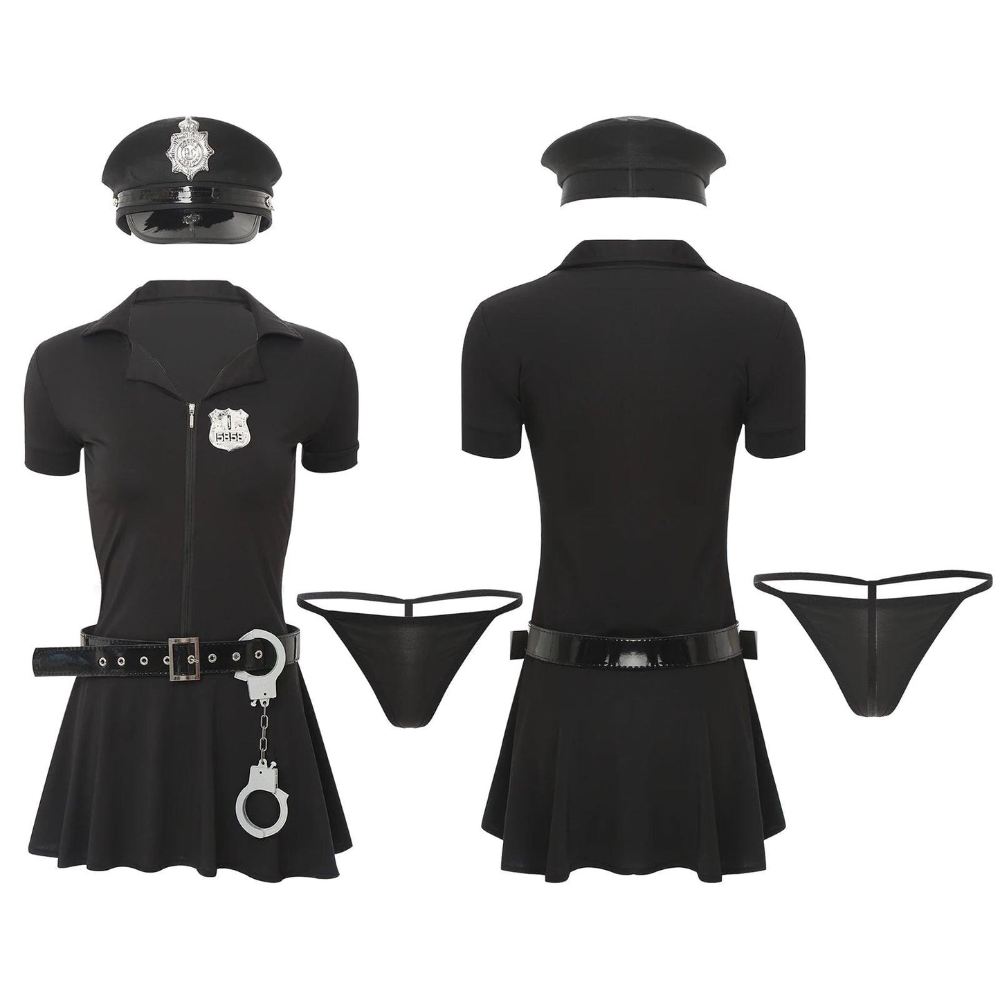 Hjältinna i Uniform Cosplay-set - WIQ