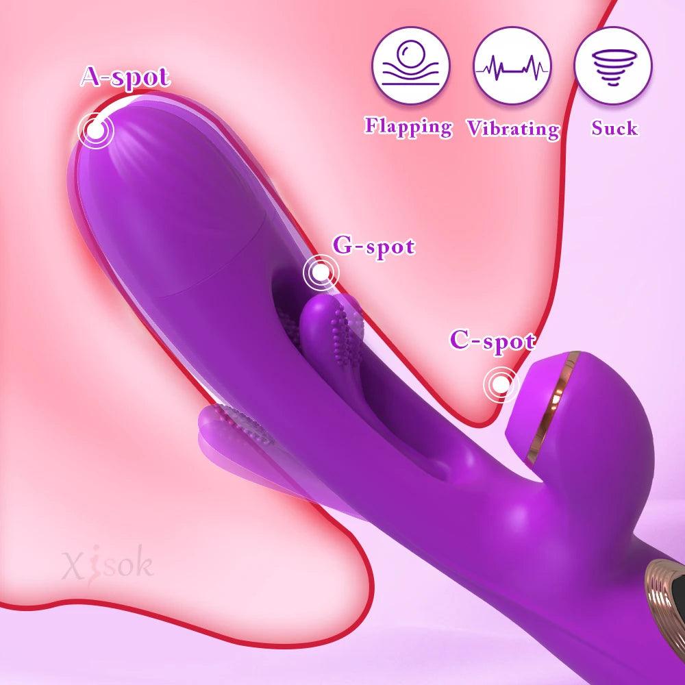 Intensiv Klappvibrator med G-Punktsstimulans - Premium sexleksak - WIQ