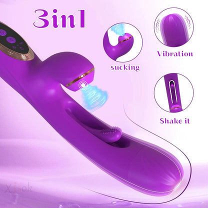 Intensiv Klappvibrator med G-Punktsstimulans - Premium sexleksak - WIQ