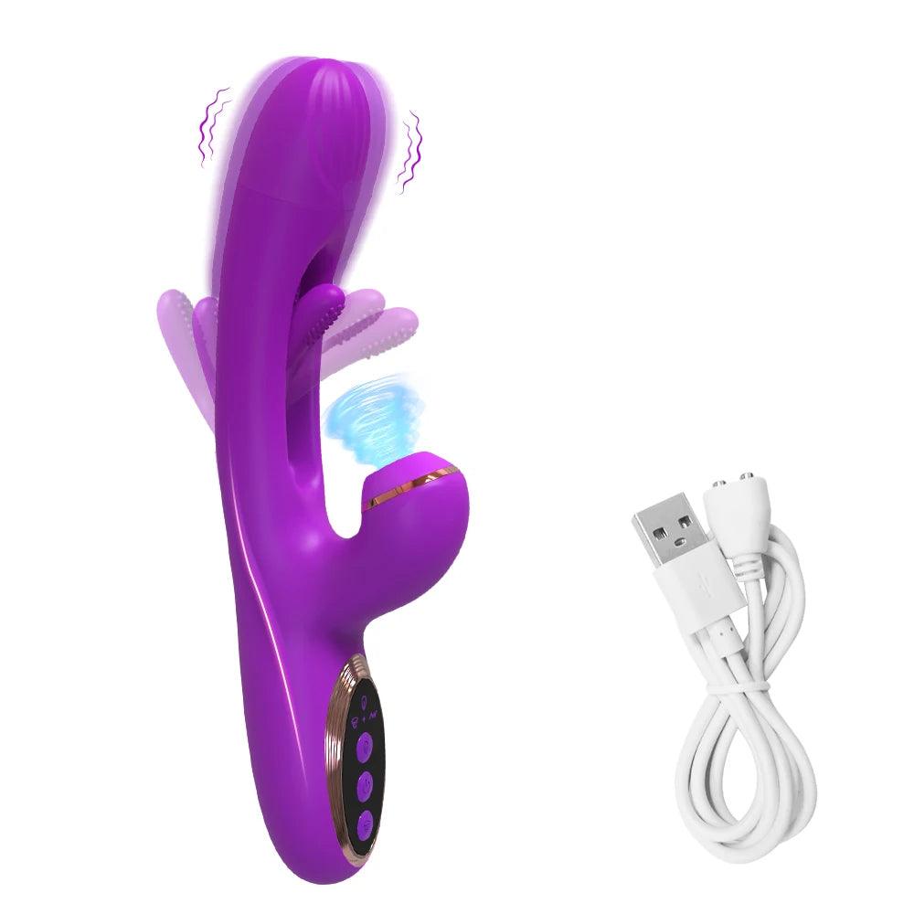 Intensiv Klappvibrator med G-Punktsstimulans - Premium sexleksak - WIQ